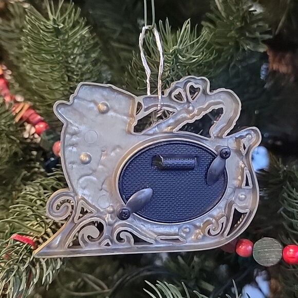 Christmas sleigh photo frame keepsake ornament - Picture 4 of 6